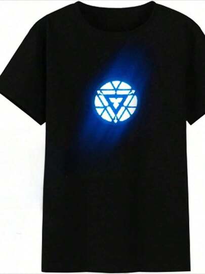 Olisaglan Reactor del Arco - Playera con los Diseños de los Anteojos de Sol de Tony Stark