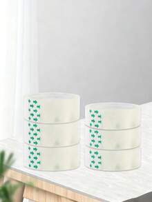 10/5/1 Rolls Of Super Strong Transparent Tape - 0.8cm Wide (0.32 Inches), Suitable For Gift Wrapping, Office, Crafts, Home, Warehouse, Mailing, Neatly Stacked Rolls, OfficeCrafting.Christmas Gifts - Multicolor - View 7