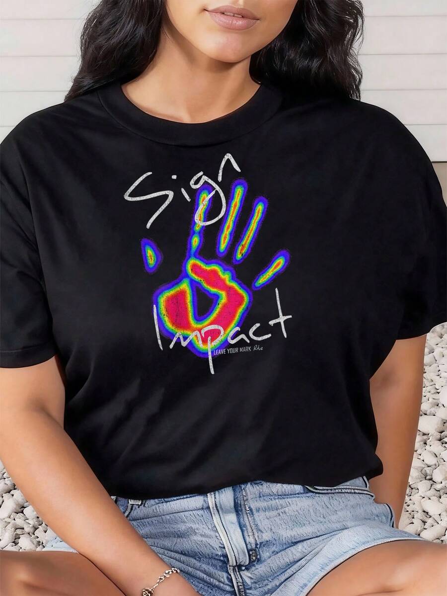 Women T-Shirts - Black - View 1
