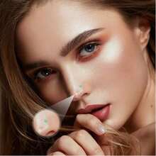 18G Opal Nose Ring, 8mm/10mm, Hypoallergenic 316L Surgical Stainless Steel - Suitable For Nostril/Septum Piercings And Cartilage Piercings, Unisex, Ideal For Everyday Wear, Promotes Healing, Designed For New Piercings, Comfortable To Wear, And Won't Interfere With Sleep.