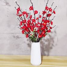 أغصان الكرز الاصطناعية بأسلوب INS، ديكور منزلي بسيط وشمالي، إكسسوار لغرفة النوم/المكتب/طاولة الطعام/مكتب المكتب، يعزز جو المنزل - متعدد الألوان - مشاهدة 6