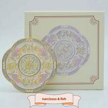 CHIGO 75mm 便携式圆形化妆镜礼盒装（熊猫、麻雀、鱼、兔子图案），适合日常使用 - 非常适合作为派对礼物、生日礼物、圣诞礼物、节日礼物或情人节礼物！ - 黃色 - 查看 6