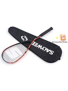 SALYWEE Squash Racket With Free Bag, Full Carbon Fibre Lightweight Squash Racquets, 12*17 String Pattern, Indoor Sports Squash Training Supplies For Men & Women, Professional Competition Sports Gear, Suitable For Intermediate Players - Multicolor - View 16