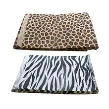 D50 Qty 5" X 7" Leopard And Zebra Combo Print Flat Plain Paper Gift Bags Or Patterned Decorative Bags For Cookies Merchandise Pens Party Favors Showers Holidays Events And Gifts - 如圖 - 查看 4