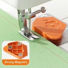 Guía magnética multicolor para máquina de coser, con protector anti-rizado de tela y localizador de escala - Material de plástico, sin batería requerida (color aleatorio) - Multicolor - Ver 7