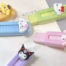 Essential For The Back-To-School Season! 1/5 Sanrio Character Set, Including Hello Kitty, Kuromi, Etc. - ABS Material, Stain-Resistant And Shatterproof - Contains My Melody, My Melody