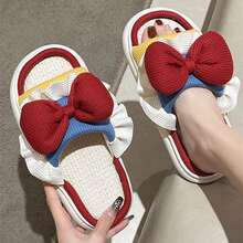 1双女士套脚拖鞋，公主风设计，轻便静音防滑，适合春季、秋季、四季穿着，保暖舒适，也适合闺蜜节、送给小狗、狂欢节、妇女节、旅行必备、婚礼回礼、Y2K、卧室、汽车配件、厨房装饰等场合。 - 彩色 - 查看 1