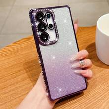奢华水钻亮片电镀银色手机壳，兼容三星 Galaxy A02S、A03、A03S、A04、A05、A06、A07、A12、A13、A14、A15、A16、A17、A22、A23、A24、A25、A26、A32、A33、A34、A35、A36、A50、A51、A52、A53、A54、A55、A56、S20、S21、S22、S23、S24、S25、Note20、EDGE、荣耀 Y9s、X9a、X9b、X9c、90 Lite、X7b、X7c、X8a、X8b、X6、X8 5G、P40 Lite、Magic 5 Lite、6、7lite、OPPO A9 等机型。 A15 - 紫色 - 查看 5