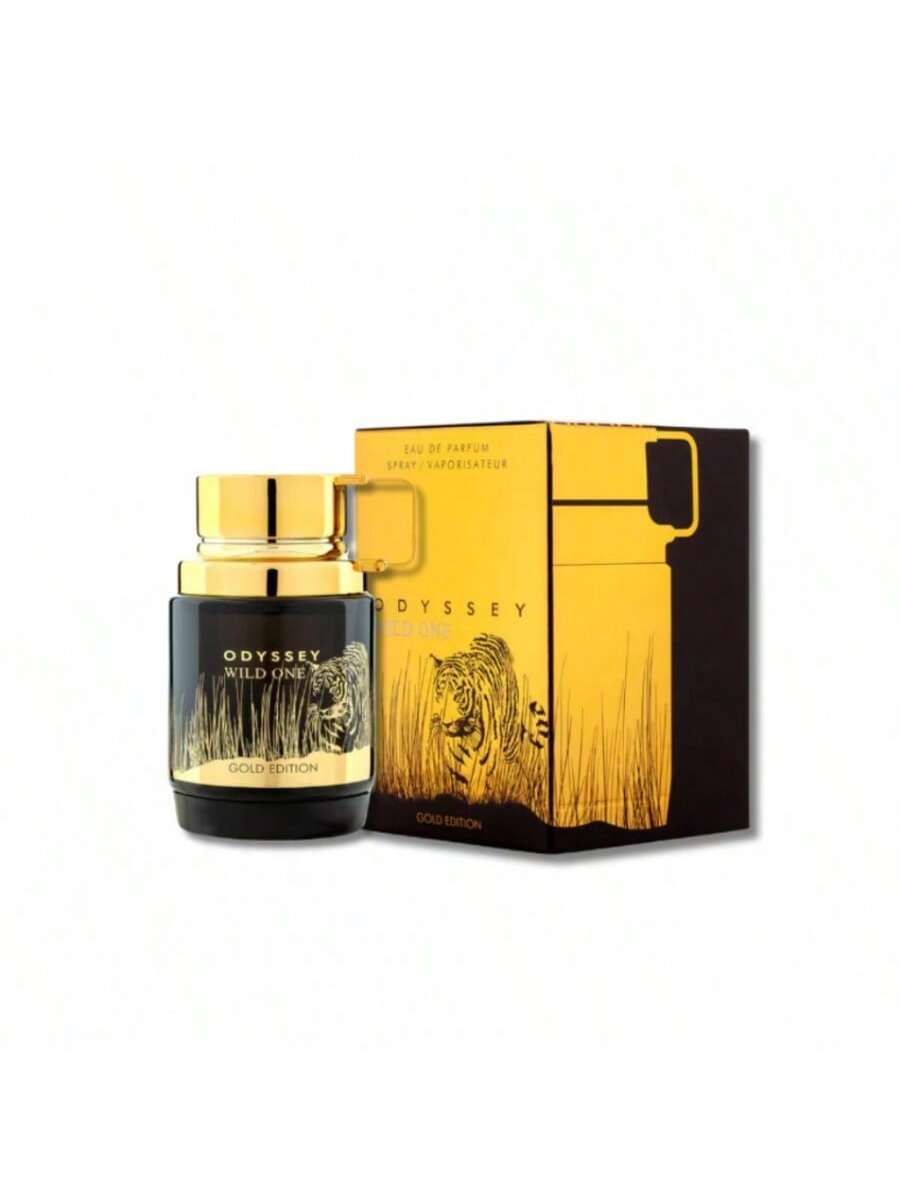 Termo Odyssey Wild One Gold Edition, Diseño Único con Estilo de Tigre, 100ML - Ideal para Bebidas Calientes y Frías