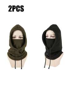 1pc/3pcs Multi-Functional Thermal Hat+Mask+Neck Gaiter 3-In-1 Warmer Ski Hat, Suitable For Cycling, Outdoor, Daily Life, Commute, Birthday Gift For Dad, Family, Friends & Lover, Autumn/Winter Winter Accessories Winter Outfits Warm Accessories