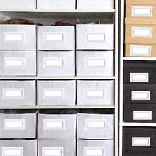 TTJM Self Adhesive Metal Bookplates For Books Cards 10Pcs Horizontal Clip Label Holders-Metal Drawer Tag Label Holder Silver Bookplates Metal Frame For Office Library Book File Cabinet Card Tag Label Plate - As Pic - View 5