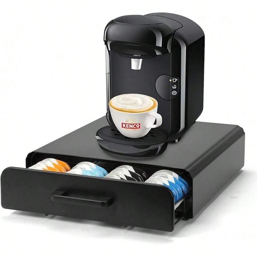 Coffee Capsule Storage Drawer - Square Handle - View 1