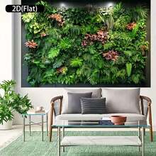 1 pieza de telón de fondo de poliéster plano 2D, decoración de pared verde, multifuncional para fotografía interior/exterior para cumpleaños, aniversarios, eventos de fiesta - No se requiere electricidad - 1 pieza - Ver 6