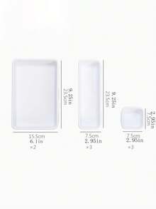 8-Piece Drawer Organizer Set, Plastic Drawer Organization System, Box Organizer Drawer For Socks, Underwear, Clothing, Combs, Offices And Kitchen Appliances - 1 Set - View 5