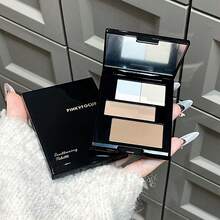 暮光塑形修容盘 - 精准修容，打造自然立体感，阴影效果出色，鼻型修饰，面部轮廓修容盘，新手友好，学生适用，生日、情人节、万圣节、圣诞节、节日礼物 - 彩色 - 查看 5