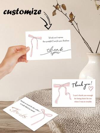 การ์ดอวยพรแบบกำหนดเอง, การ์ดส่วนบุคคล, การ์ดขอบคุณของขวัญ, การ์ดข้อความ, บันทึกขอบคุณ, การ์ดวันหยุด, การ์ดแต่งงาน, การ์ดกิจกรรม, การ์ดวันเกิด, การ์ดปาร์ตี้, ป้ายของขวัญ การ์ดที่กำหนดเองเหมาะสำหรับโอกาสต่างๆ