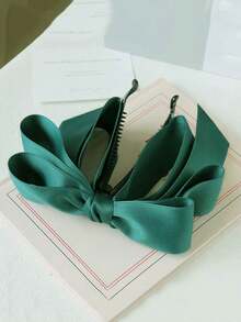 1 Stück geschichteter Satinschleifenhaarclip, elegantes Haargummi, geeignet für Alltag, Date, Ausflug, Abendessen, Geschenke, Reisen, Geschenke für Frauen, Haarsachen, Strumpfstopfer, Strumpfstopfer, Strumpfstopfer, Strumpfstopfer für Frauen, Strumpfstopfer Frauen, Weihnachtsgeschenke, Geschenke, Weihnachtsstrumpfstopfer, Geschenke für Frauen, Geschenk, Weihnachtsgeschenk, Strumpfstopfer für Erwachsene, Strumpfstopfer für Erwachsene, Haarsachen, Damenaccessoires, Strumpfstopfer, Volljährigkeits-Haaraccessoire, Weihnachts-Haaraccessoires, Geschenkideen für Frauen, Beauty-Strumpfstopfer, Weihnachtsgeschenke für Frauen