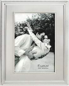 Estilo IZY |   Portarretrato De 4X6, Marco Elegante Y De Alta Calidad, Bordes PlateadosVersióN Mejorada