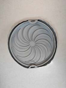 1 szt. Nowa składana silikonowa tacka do grilla do frytkownicy powietrznej, silikonowa mata nieprzywierająca, wielokrotnego użytku, idealny prezent na urodziny i święta, do pieczenia, smażenia i kuchenki mikrofalowej, łatwa do czyszczenia i odporna na ciepło, akcesoria do piekarnika, akcesoria kuchenne