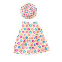 18英寸碎花连衣裙，适合43厘米美国女孩娃娃，重生娃娃配件，娃娃换装游戏新衣服套装，礼物 - CL-0068 - 查看 13