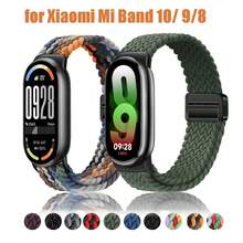 Nylon Strap For Xiaomi Mi Band 10/9/8, High Quality Breathable Sports Wristband Accessories For Mi Band 10 9 NFC, Replacement Watchband