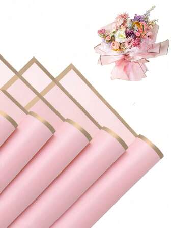 20/10/5/1pc/Pack Flower Wrapping Paper - Valentine's Day Waterproof Bouquet Wrapping Paper For DIY Crafts, Florist Supplies Wrapping Paper For Wedding Birthday Gifts, Gift Wrapping, Florist Bouquet Wrapping, DIY Flower Arrangement, Mother's Day, Birthday, Wedding, Graduation And Anniversary