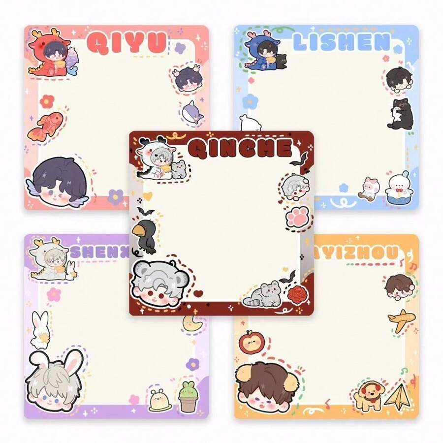 Tình yêu và không gian sâu thẳm Po T It Phim hoạt hình Anime Tần Che Li Shen Xing Hui Qi Yu Ngoại hình cao Tin nhắn Sách Quà tặng sinh nhật - Quà tặng Giáng sinh Quà tặng hoàn hảo - Quà tặng - Nhiều màu - Xem 1