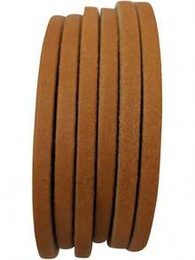 TOFL - Cordones de guantes de softbol y béisbol, cordones de reparación de guantes de encaje para colectores, cordones de piel sin aguja de cordones - Bronceado 6 - Ver 4