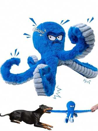 1pc, Tough Dog Toys, Stuffed Dog Chew Toys, Large Dog Toys To Keep Them Busy, Interactive Dog Toys, Squeaky Dog Toys, Tug Of War Dog Toy, Crinkle Pet Toy, Puppy Keep Sound Toys,Best Dog Mom