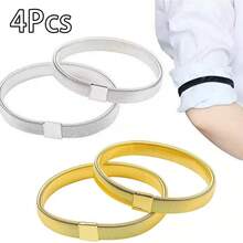 Dụng cụ giữ chặt cổ tay áo bằng kim loại, phụ kiện trang trí cổ tay áo thun cho áo khoác gió nữ. - Nhiều màu - Xem 19