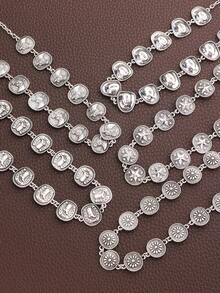 1pc Men's Minimalist Western Cowboy Style European And American Cross-Border Punk Necklace - Necklace - View 8