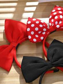 公主款超大蝴蝶结发箍，三色可选，节日礼物，洗脸发夹，成人发箍头饰发带 - 查看 4