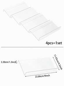 1pc/1set(4pcs) Acrylic Multi-Function Drawer Type Makeup Organizer Box, Vanity Drawer Storage Rack, Spice Jar Organizer, Kitchen Countertop Storage Rack, Suitable For Storing And Organizing Cosmetics, Spice Jars, Perfumes And Seasonings; Great For Bedroom, Bathroom, Kitchen, Vanity And Dresser Drawers