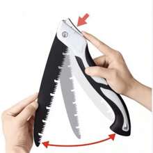 Sierra plegable de 210 mm [dientes afilados] - Negro - Ver 5