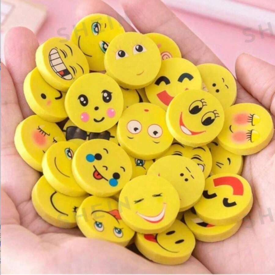 48 Mini Random Erasers, Student Stationery, Prize Gifts, Clean And Smudge-Free Office Erasers, Durable Plastic, No Feathering,School Supplies,Stitch,Art Supplies - Multicolor - View 1