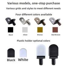 20pcs Metal Shelf Brackets Set - Metal Shelf Brackets, Perforated Shelf Pins, Home Improvement Hardware, Shelf Clips And Wood Shelf Pins