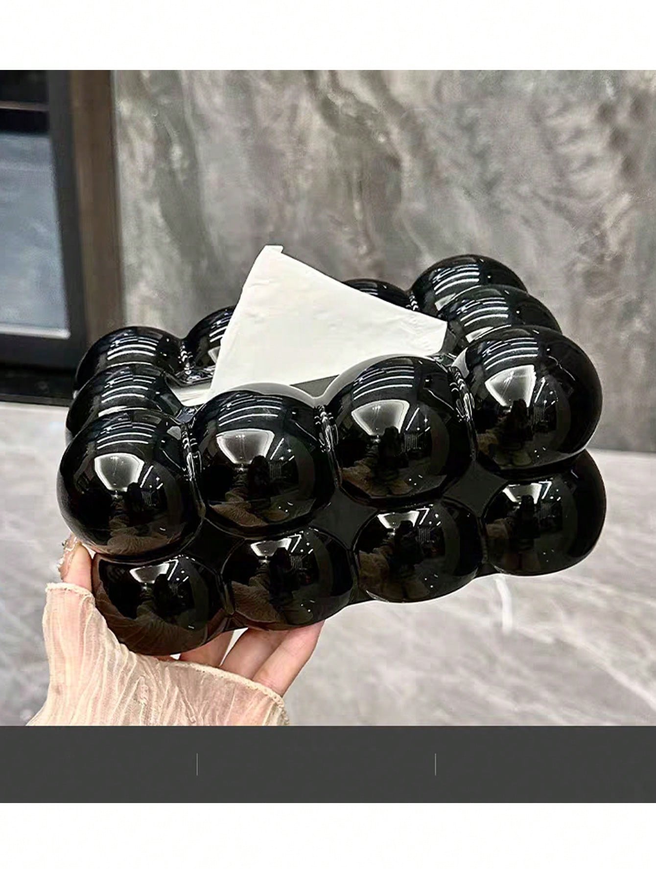 1 علبة مناديل بلاستيكية، علبة مناديل ذات موحد اللو...