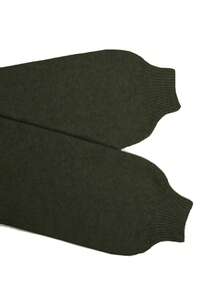 Women Solid Color Loose Fit Crew Neck Long Sleeve Knit Sweater