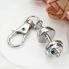 Silver Dumbbells (dog Buckle)