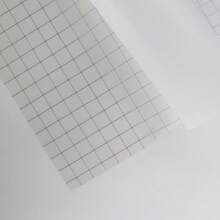 CHEONET-1roll, Cup Sticker Making, Window Printing Transfer Film Set PET Self-Adhesive Transparent Transfer Film, Self-Adhesive Transparent PVC Positioning Transfer Film, Transparent Vinyl Transfer Paper