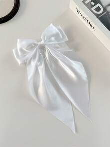 6pcs Women's Elegant Solid Khaki Fabric Bowknot Elastic Hair Clips, Suitable For Ponytail, Skirts, Vacation, Daily Outfits, Bohemian Accessories, Hair Accessories, Claw Clips, Hair Slide, Hair Barrettes