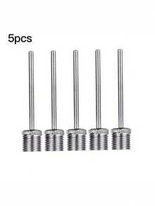 5/10/20pcs Sports Ball Pump Needles, Stainless Steel Pump Adapters Compatible With Football, Basketball, Soccer Ball, Inflator - Portable Air Pump Needles For Balls, Balloons, Metal American Style Inflation Needle - Multicolor - View 10