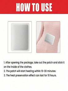 JAYSUING 20 PIEZAS/10 piezas/2 piezas Parche autocalentable Almohadilla de calor compacta Almohadilla de calentamiento menstrual Pegatinas de palacio cálido de mujer Almohadilla autocalentable Almohadillas para calentar los pies Almohadilla de calentamiento portátil para la cintura y el abdomen Empaquetado de forma independiente Almohadilla calentada a una temperatura constante de 55°C durante 8 horas Adecuado para diversas escenas Aislamiento, Galentines, Cachorro, Carnaval, Selecciones de primavera y verano, Regalos para damas de honor, Habitación, Decoración de dormitorio, Playa, Viaje, Para hombres, Para mujeres, Vacaciones, Día de la mujer, Artículos de viaje, Recuerdos de boda, Y2k, Dormitorio, Accesorios para automóviles de mujer, Decoración de cocina - Multicolor - Ver 3