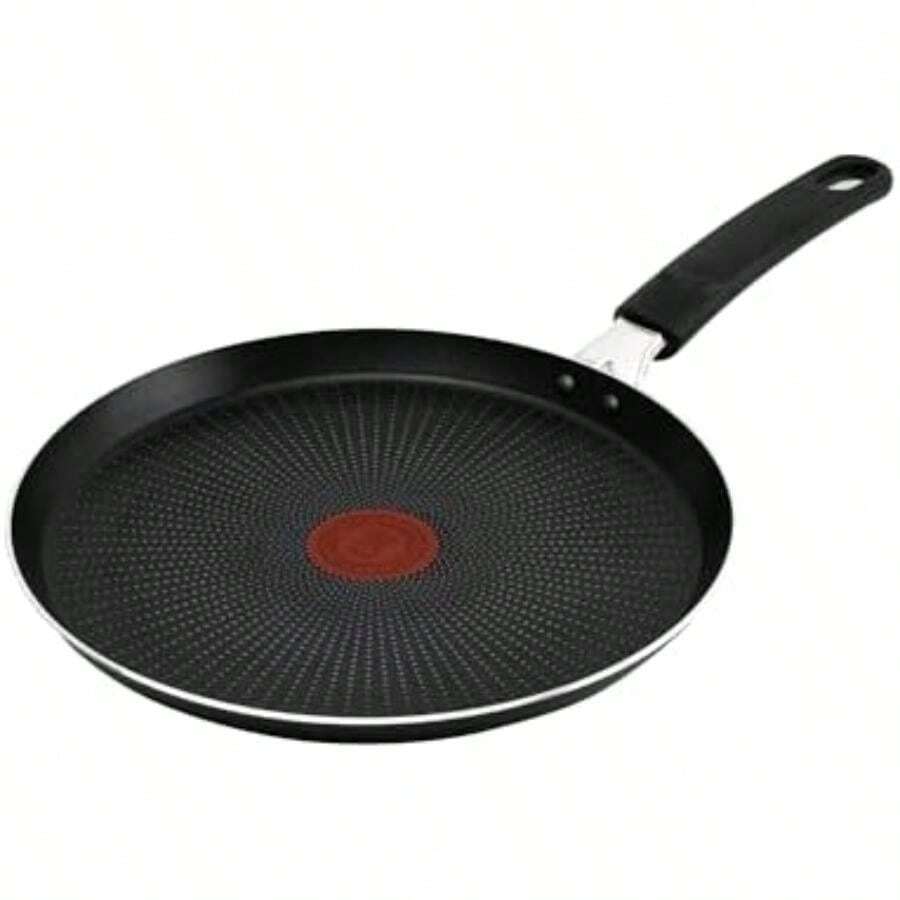 T-fal 14 cm Hard Titanium Plus con antiadherente y termo señ, C3823883(Crepera) - Multicolor - Ver 1