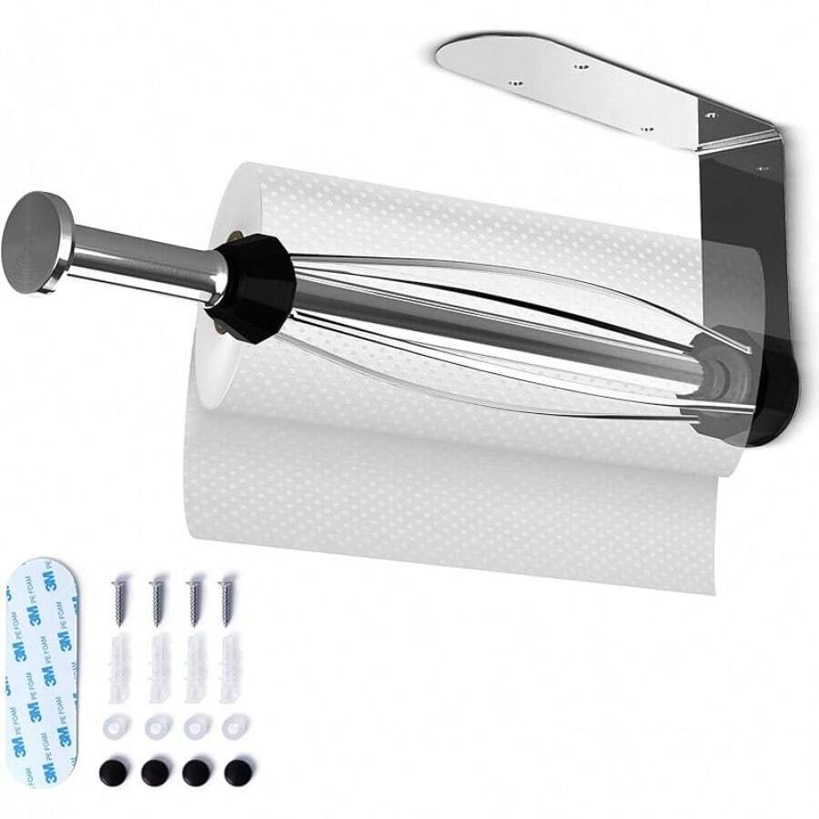 Kitchen Paper Towel Holder - Silver - View 1
