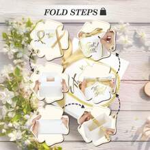 10pcs/1pc/20pcs White Gift Bags, Thank You Gift Bags With Handles, 5.5 X 2.36 X 4.7 Inches (Approx. 14 X 6 X 12 Cm) Mini Gift Paper Bags Bulk For Christening, Birthday, Wedding, Party, Valentine's Day Gift Boxes - Multicolor - View 5