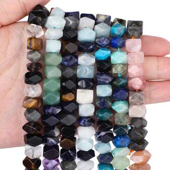 6x11mm AA Natursten Oregelbunden Kristallkvarts Tigeröga Apatit Lapis Lazuli Underbara Lösa Spacerpärlor För Smyckestillverkning DIY Eleganta Armband Halsband Örhängen Tillbehör För Män Kvinnor Gåvor