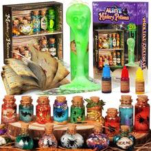 Alritz Kit de Pocioneságicas Niños, con 20 Botellas de Pociones de Bruja. Incluye Adornos de Calabaza y Juguetes de Manualidades. para Niños y Niñas de 6 a 10+ Años. Decoración para Fiest - 1 - Ver 1
