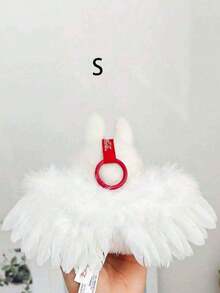 1件装派对燕子白色天使羽毛翅膀魔杖角色扮演弹力带婚礼生日万圣节圣诞节 - 白色 - 查看 7