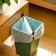 1pc Durable Plastic Trash Bag Clip - Easy Grip Garbage Can Holder For Home Organization - Multicolor - View 2